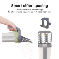Portable Cat Litter Scoop with Integrated Filter