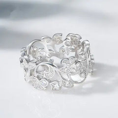 Zircon Ring and Band Jewelry