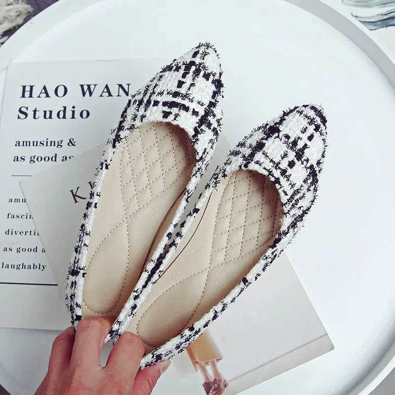 Autumn New Women’s Casual Plaid Loafers (Soft Sole)