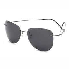 Titanium Frameless Polarized Sunglasses for Men & Women