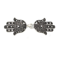 Vintage Rhinestone Sweater Shawl with Butterfly Brooch