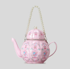 Vintage Pearl Chain Teapot Handbag