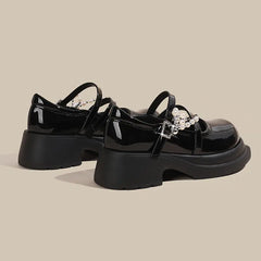 Spring 2024 Women's Chunky Heel Pearl Mary Janes