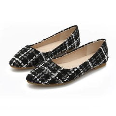 Autumn New Women’s Casual Plaid Loafers (Soft Sole)