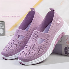 Breathable Women's Slip-On Sneakers with Soft Soles