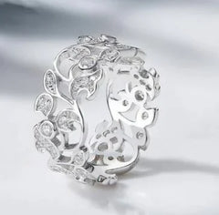 Zircon Ring and Band Jewelry
