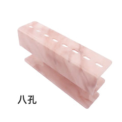 Acrylic Pink Marble Eyelash Tweezer Storage Rack