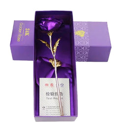 24K Gold Foil Rose - Valentine's Day Gift