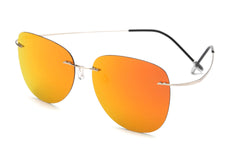 Titanium Frameless Polarized Sunglasses for Men & Women