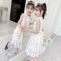 Western Style Long Skirt for Kids - Trendy Beach Fashion