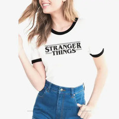Letter Print Long Sleeve T-Shirt for Men and Women