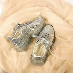 Fashionable Rhinestone Casual Sneakers for Students