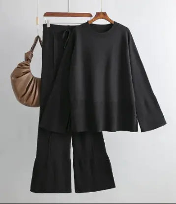 Knit Sweater and Pants Loungewear Set (One Set)