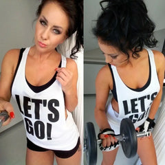 Trendy Letter Print Tank Top