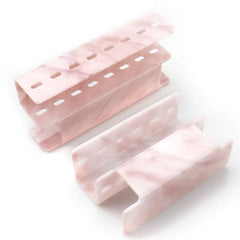 Acrylic Pink Marble Eyelash Tweezer Storage Rack