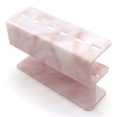 Acrylic Pink Marble Eyelash Tweezer Storage Rack