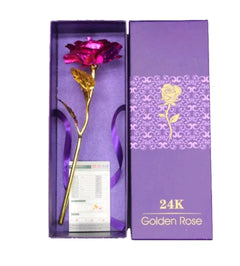 24K Gold Foil Rose - Valentine's Day Gift