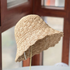 Summer Beach Hollow Straw Sunshade Hat