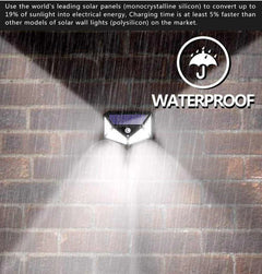 Solar Motion Sensor Wall Light for Outdoor Use
