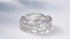 Zircon Ring and Band Jewelry