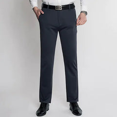 Summer Men's Ice Silk Elastic Casual Pants (Loose Fit)