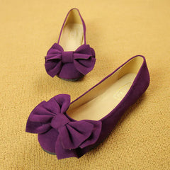 Women's Flat Loafers with Bow - Size 40-43