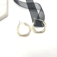 Minimalist Knotted Silver Earrings for Women