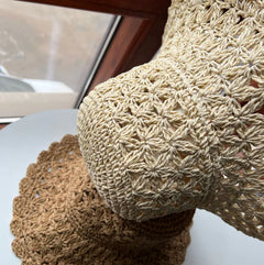 Summer Beach Hollow Straw Sunshade Hat