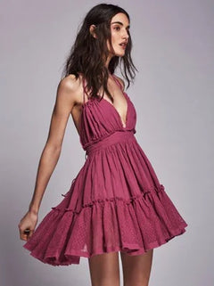 New Women's Beach Skirt, Vacation Backless Dress