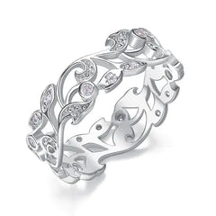 Zircon Ring and Band Jewelry