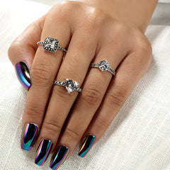 3-Piece Ring Set Jewelry