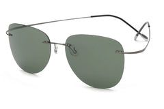 Titanium Frameless Polarized Sunglasses for Men & Women
