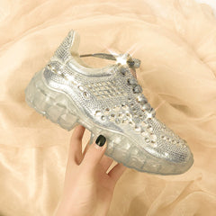 Fashionable Rhinestone Casual Sneakers for Students