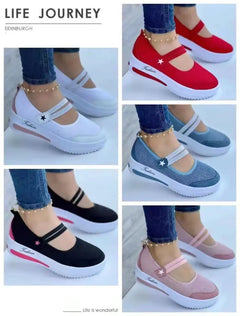 Summer Women's Casual Platform Slip-On Shoes Size 43