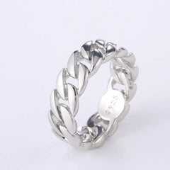 Copper Plated Two-Color Chain Ring