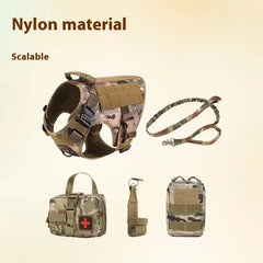 Tactical 5-Piece Dog Harness Set