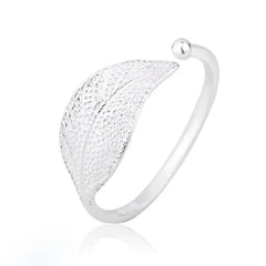 Leaf and Flower Ring Jewelry