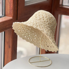 Summer Beach Hollow Straw Sunshade Hat