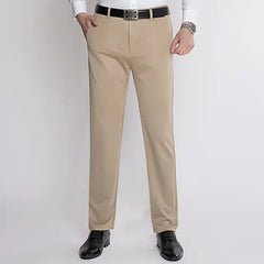 Summer Men's Ice Silk Elastic Casual Pants (Loose Fit)