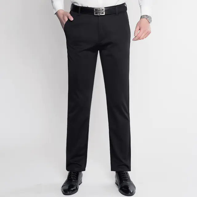 Summer Men's Ice Silk Elastic Casual Pants (Loose Fit)