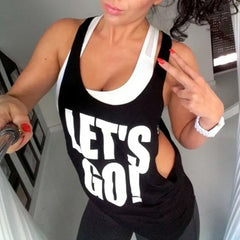 Trendy Letter Print Tank Top