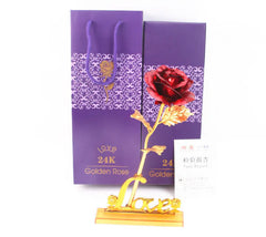 24K Gold Foil Rose - Valentine's Day Gift