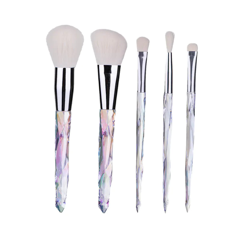 Crystal Diamond Makeup Brush Set for Beginners