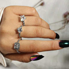 3-Piece Ring Set Jewelry