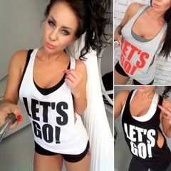 Trendy Letter Print Tank Top