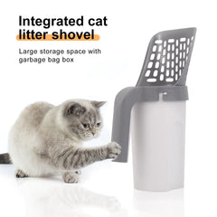 Portable Cat Litter Scoop with Integrated Filter