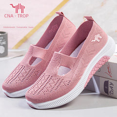 Breathable Women's Slip-On Sneakers with Soft Soles