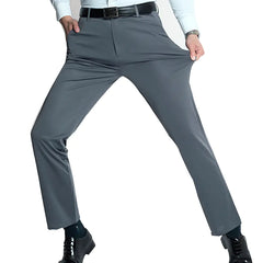 Summer Men's Ice Silk Elastic Casual Pants (Loose Fit)