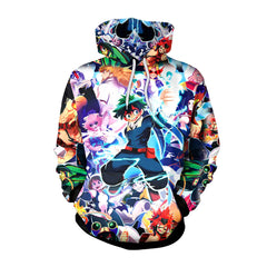 2020 New Anime-Inspired 3D Print Hoodie for Couples