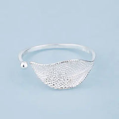 Leaf and Flower Ring Jewelry